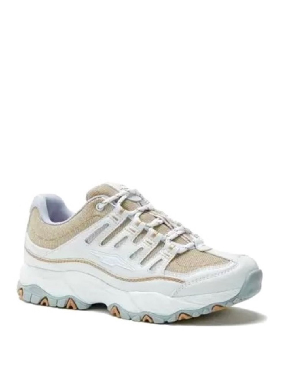 Avia Women's Glitter Sneakers - White and Gold - Picture 9 of 13